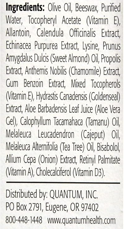 Quantum Health Scar Reducer Intensive Herbal and Nutrient Cream, 21 g