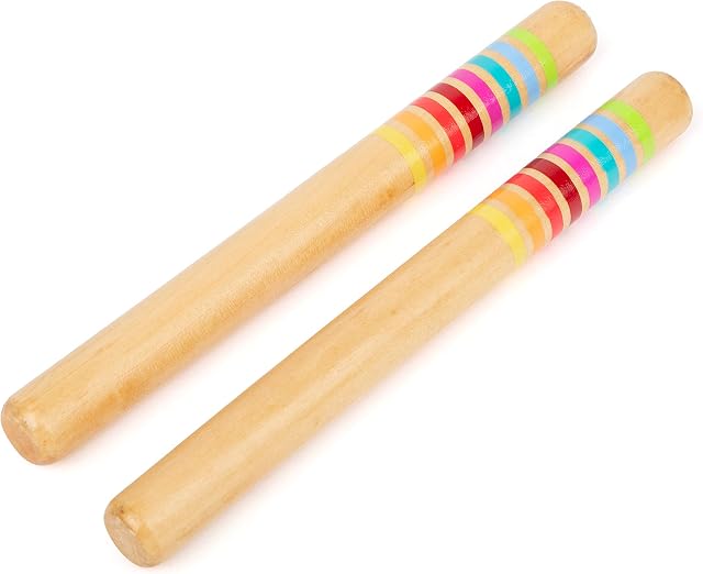 Small Foot 11496 Tiles, Made of Wood, Musical Instrument for Children, Product Group Sound Toys, Multicolored