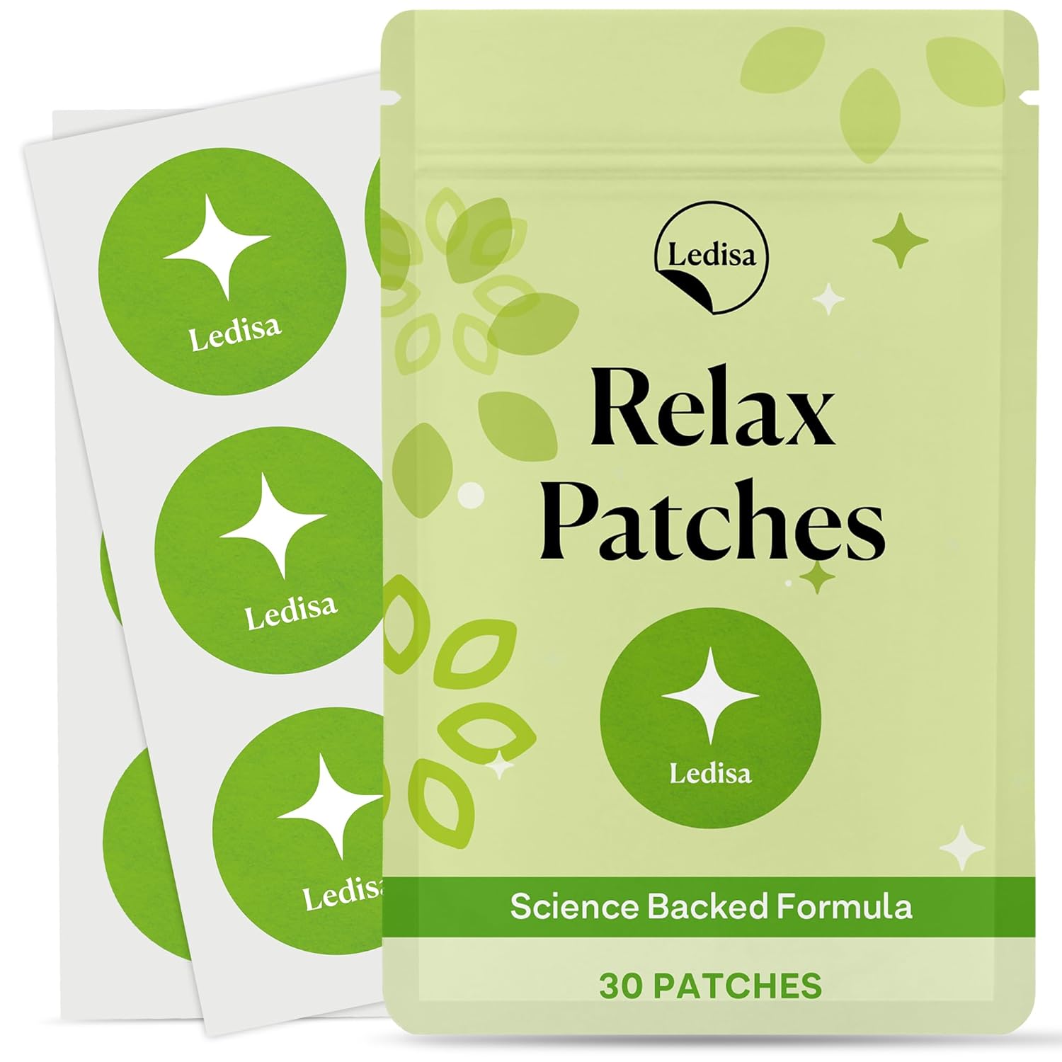 Relax Patches for Women & Men | With Rhodiola Rosea, Ashwagandha, L-Theanine - Relax & Unwind | 30 Days Supply