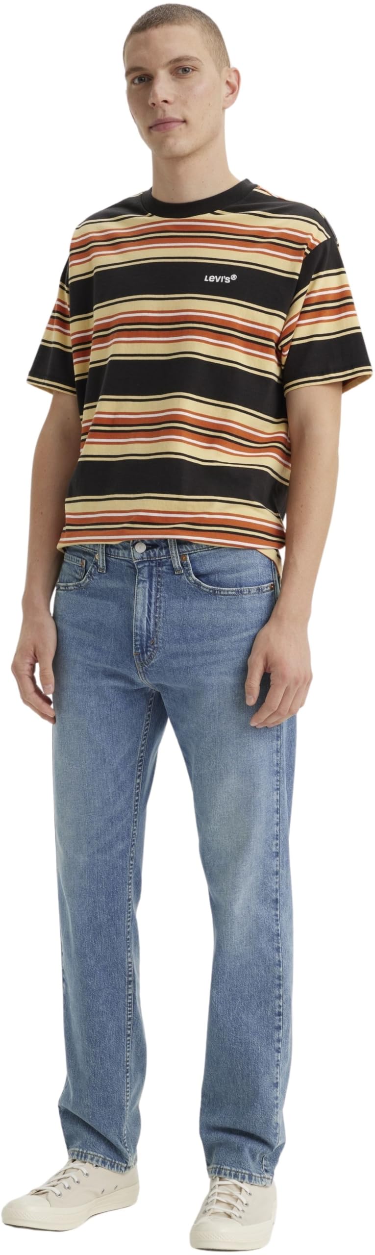 Levi's Men's 505 Regular Fit Jeans, Hats Off, 30W / 32L