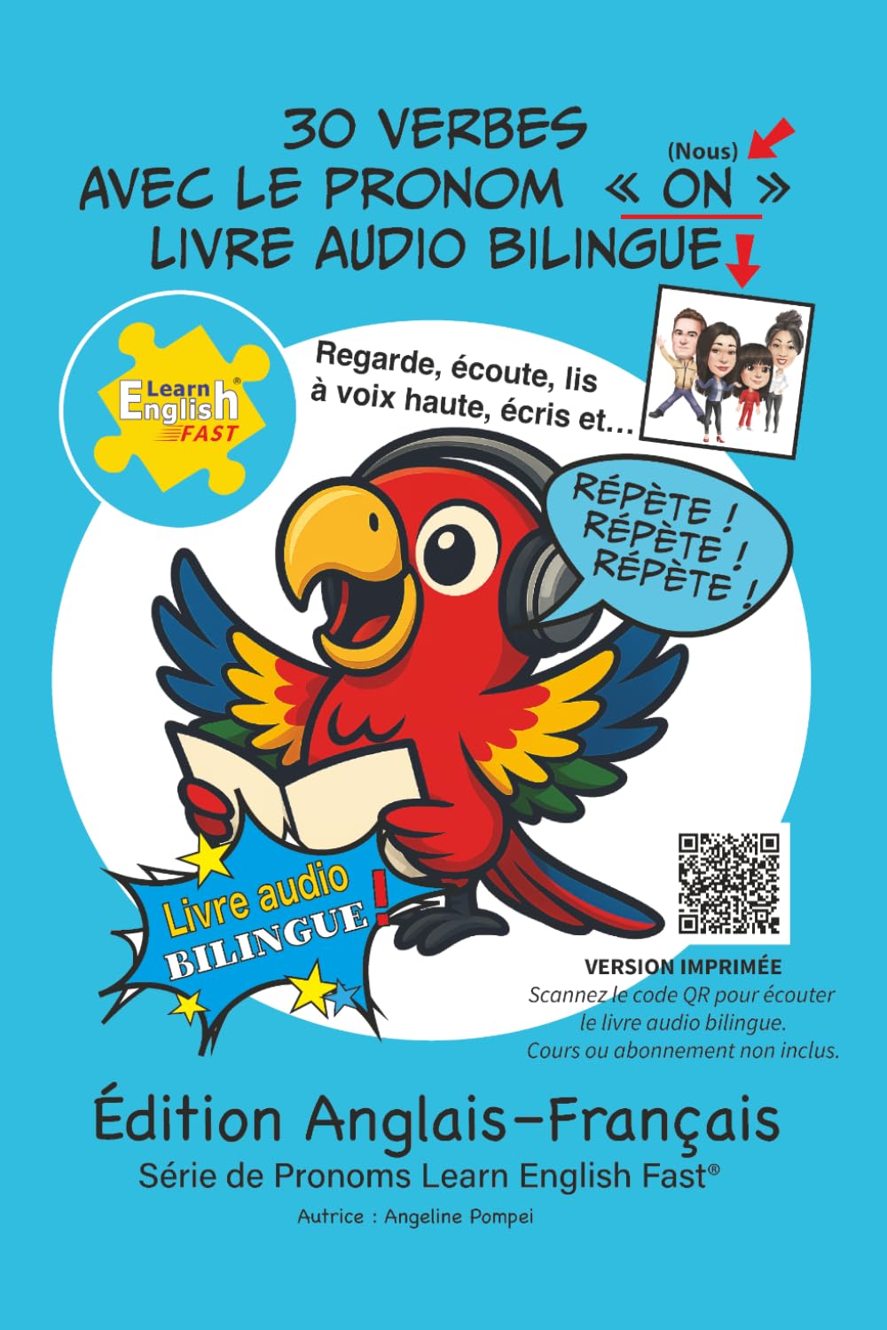 30 verbes en anglais avec le pronom nous: Livre audio bilingue