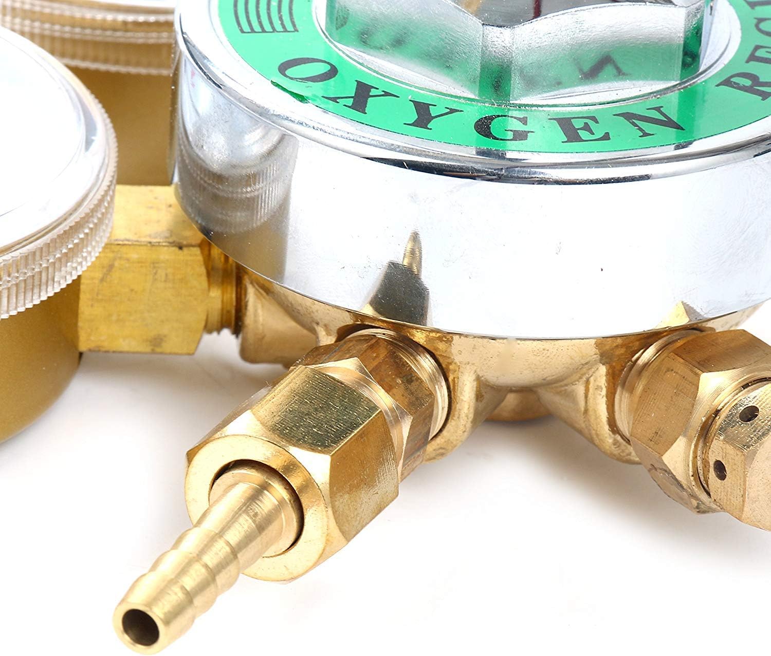 Welding Gas Welder Oxygen Regulator Large Tank Gauge Cutting Torch Regulator Outlet 0-200PSI Inlet 0-4000PSI CGA 540