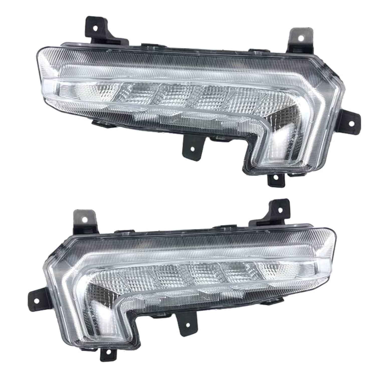 Fog Lights Compatible with 1999-2002 Chevy Silverado 1500 2500/2001 2002 Silverado 1500HD 2500HD 3500/2000-2006 Tahoe Suburban 1500 2500(Clear Lens) — view 40