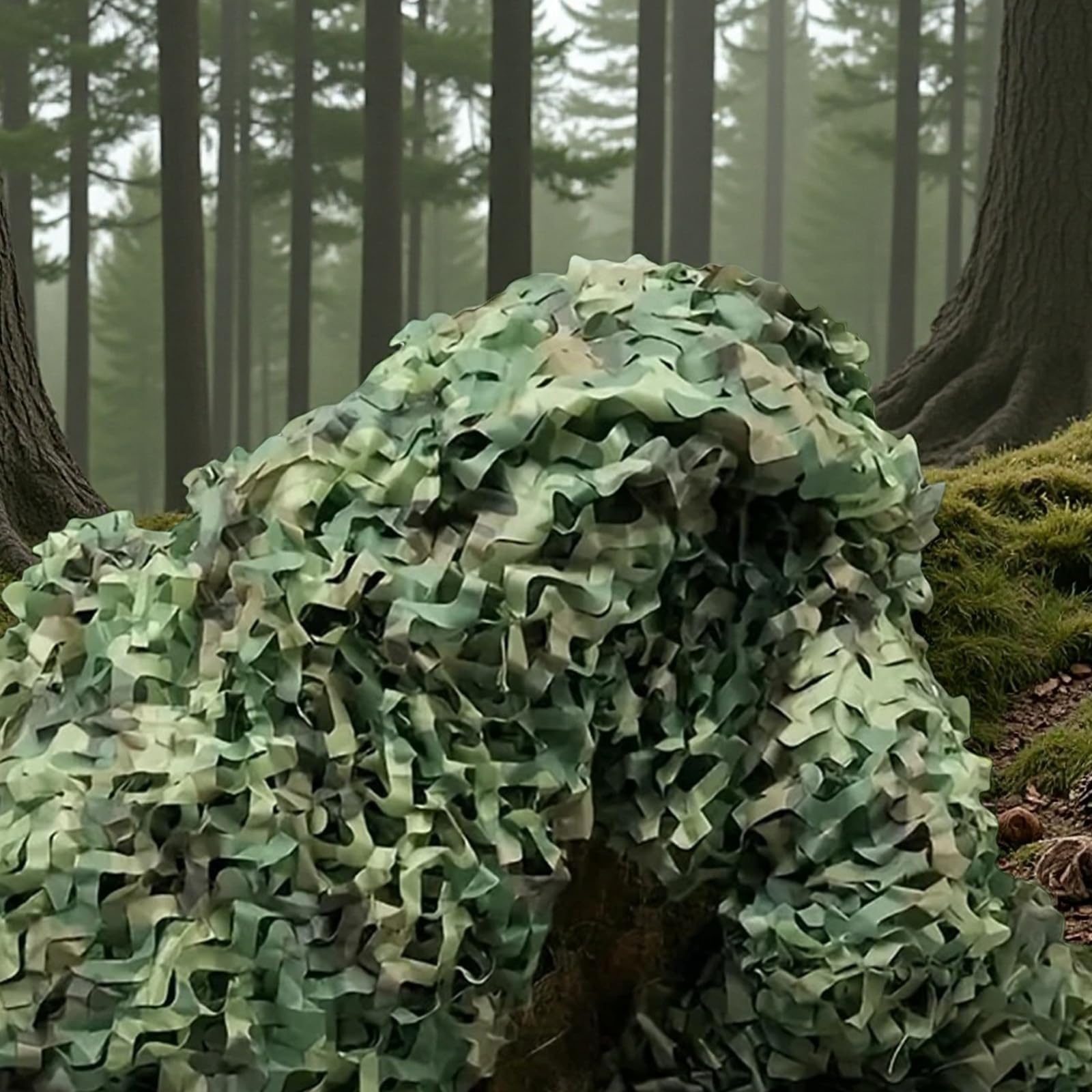 Tarnnetz Camouflage Netz Wald Jagd,Outdoor Wald Tarnnetz Netz für Jagd, Sonnenschutz, Militär, Outdoor Camping Garten, Autodeckung, Gartenzaun
