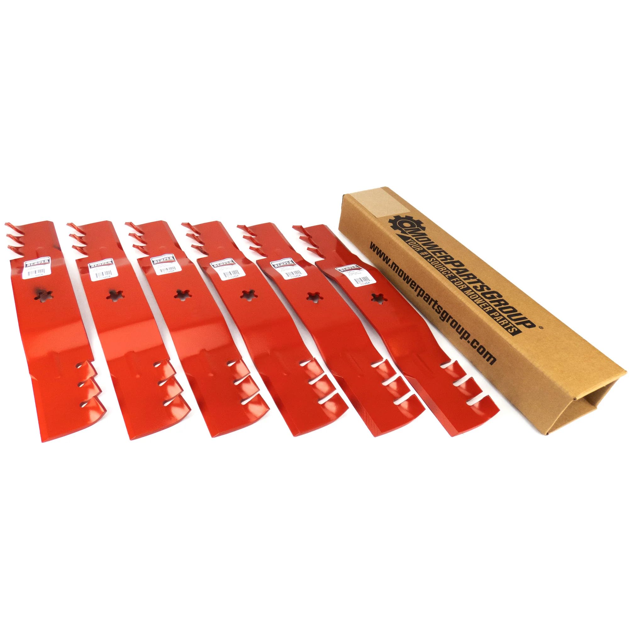 Amazon.com : MowerPartsGroup (6) Mulching Reaper Blades for