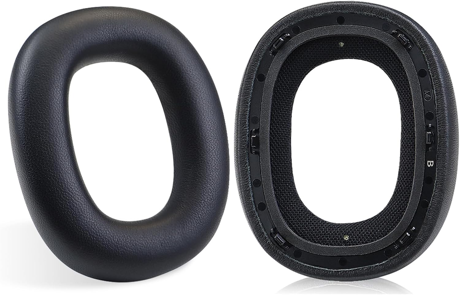 MOLGRIA BW PX7S2 PX7S2e PX8 Protein Leather Ear Pads Cushion, Replacement Earpads for Bowers & Wilkins PX7S2 PX7S2e PX8 Over-Ear Wireless Headphones B&W Headset(Black)