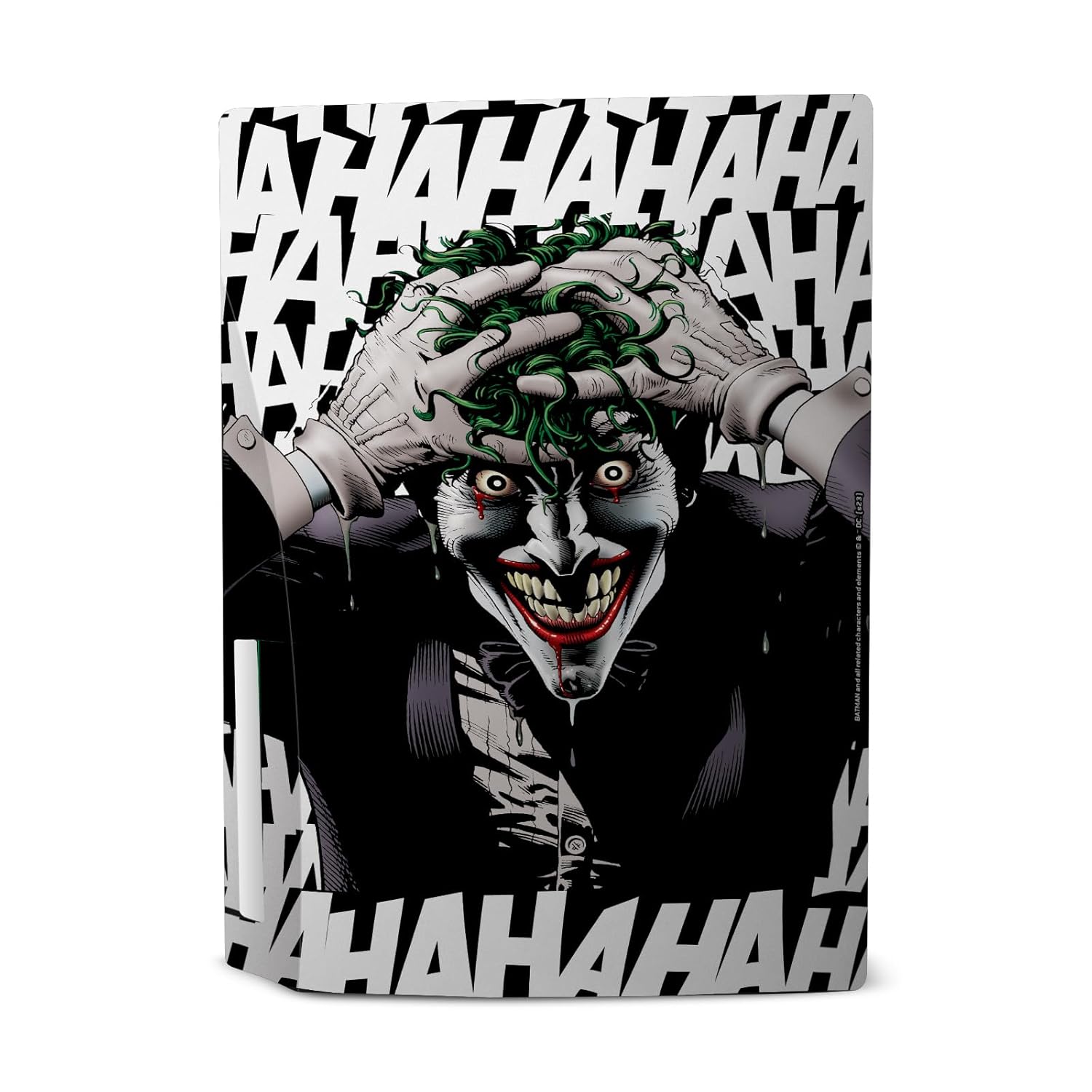 Head Case Designs Officially Licensed The Joker DC Comics The Killing Joke Character Art Vinyl Faceplate Gaming Skin Decal Compatible With Sony PlayStation 5 PS5 Disc Console & DualSense Controller