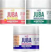 Widi Care Cronograma Capilar Juba Máscara Hidro-Nutritiva, Manteiga e Máscara Reconstrutora