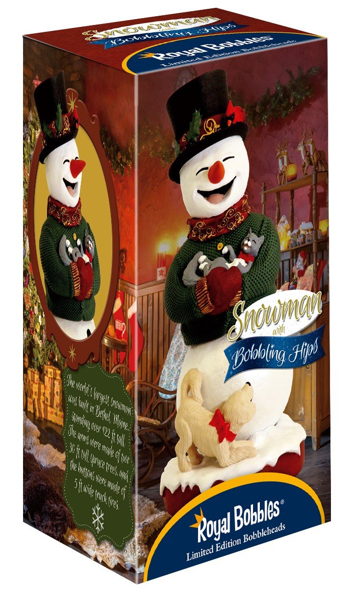 Snowman BobbleHIPS - Estatua coleccionable de Navidad 7