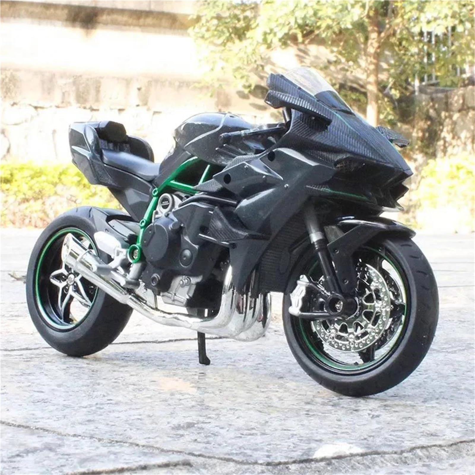 Modelo a Escala Modelo De Motocicleta Motocross A Escala 1/12, Juguete Colección, Regalo, Fundición A Presión, Producción para Kawasaki para Ninja H2R