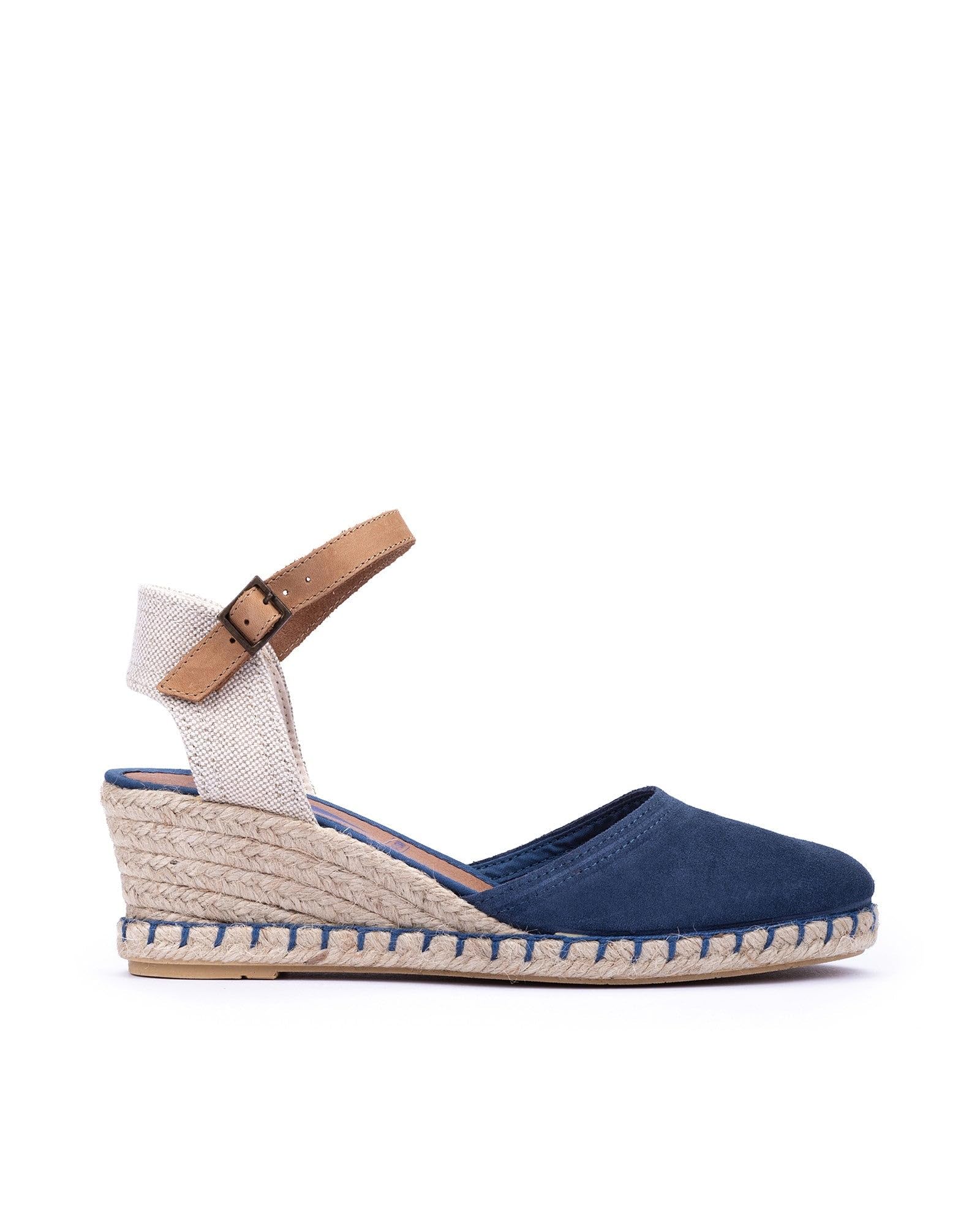 VERBENAS Espadrillas con Zeppa Malena Serraje Iris