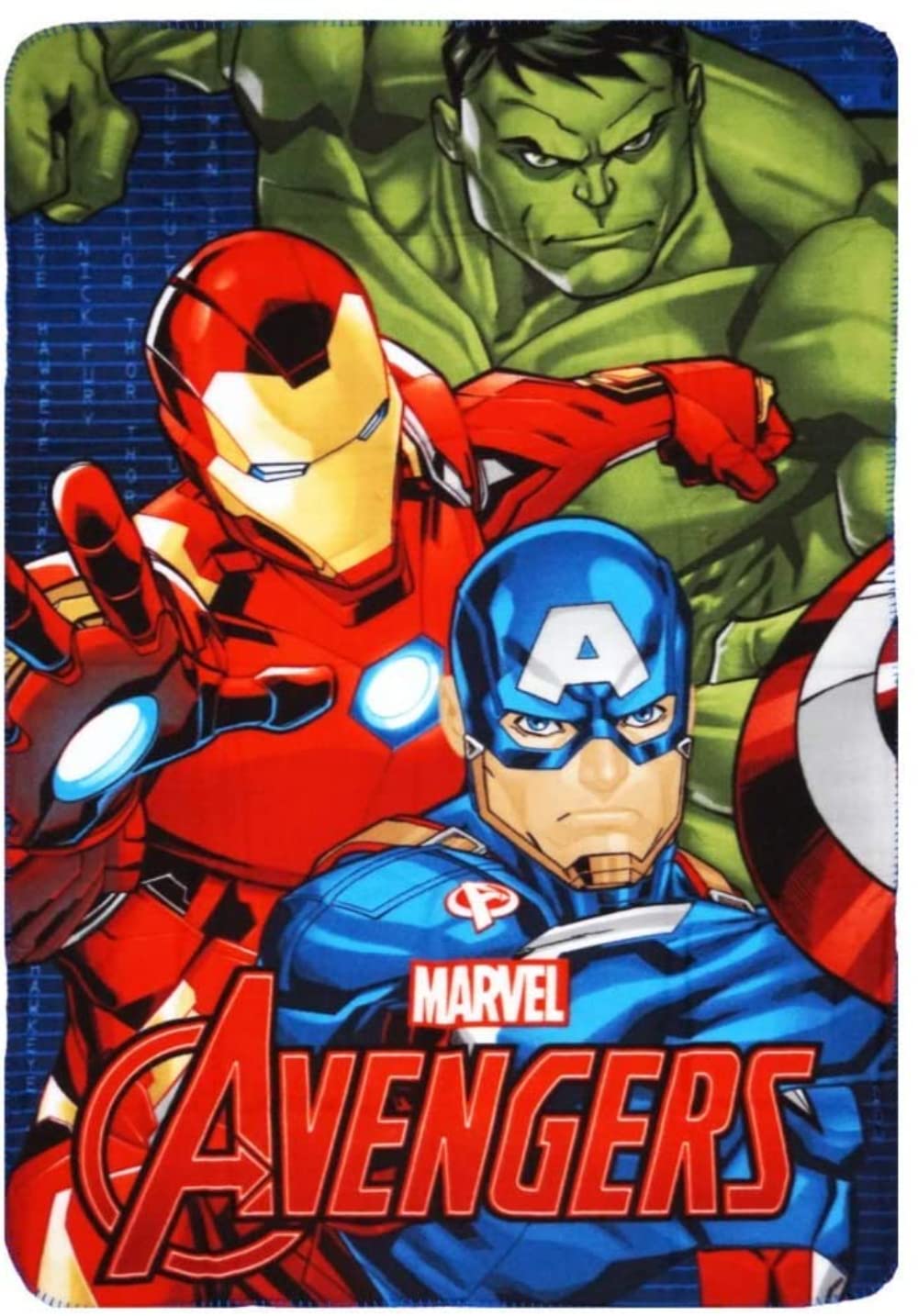 Fleece Blanket The Avengers Hulk Captain America Iron Man 140 x 100 cm :  Amazon.co.uk: Sports u0026 Outdoors