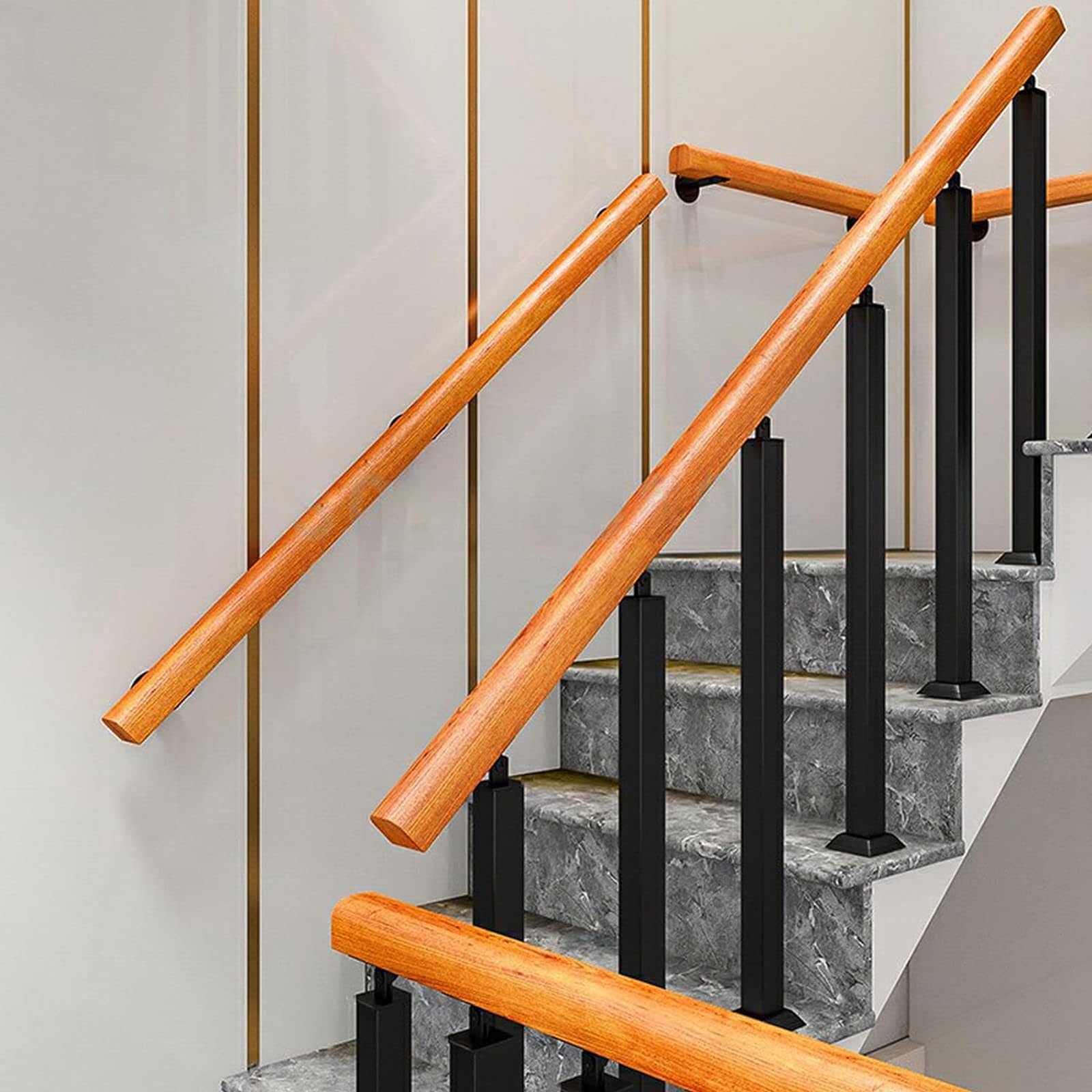 120cm 屋外 階段 手すり DIY 無垢材の手摺り 玄関の手すり 製丸棒 71laxhT1xrL._AC_UF350,