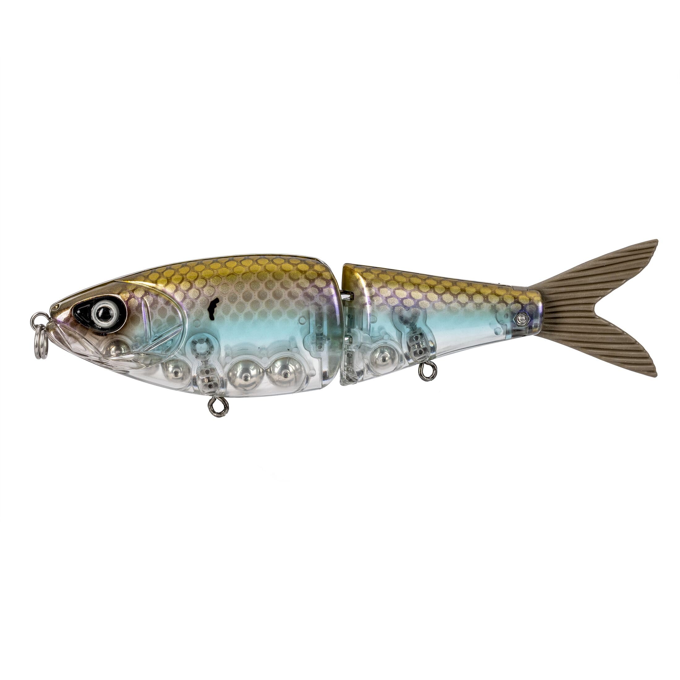 Strike King Hog Father Jr Angelköder, Jointed Swimbait, Glashering, 17,8 cm, 5,4 g, HCHGFTRJR-869