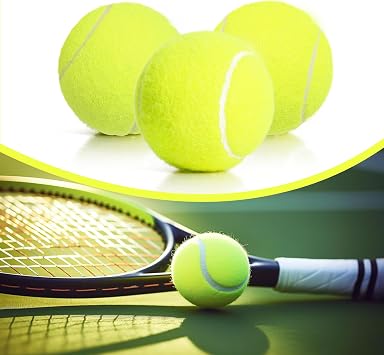 60/120 Pack Bulk Tennis Balls for Dogs and Practice