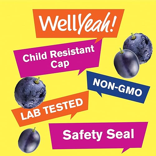 Miniatura 5 de WellYeah Gomitas de hierro con vitamina C, anemia y apoyo de energía celular, promueve la formación de glóbulos rojos, energía y apoyo del sistema