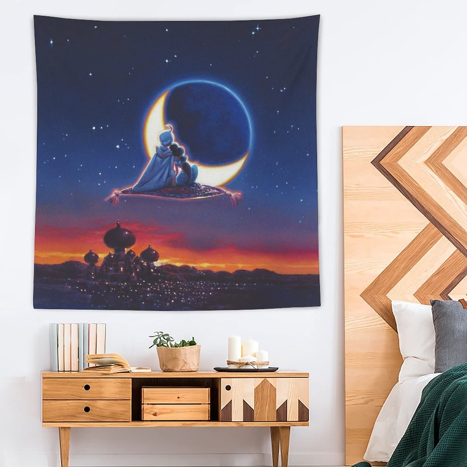 Amazon.co.jp: アラジン タペストリー 壁飾り 壁掛け 聚酯纤维