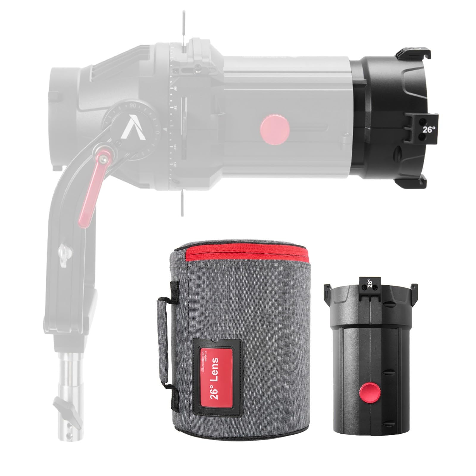 Amazon.co.jp: Aputure Spotlight Mount II 26°精密投影レンズ – 26°の
