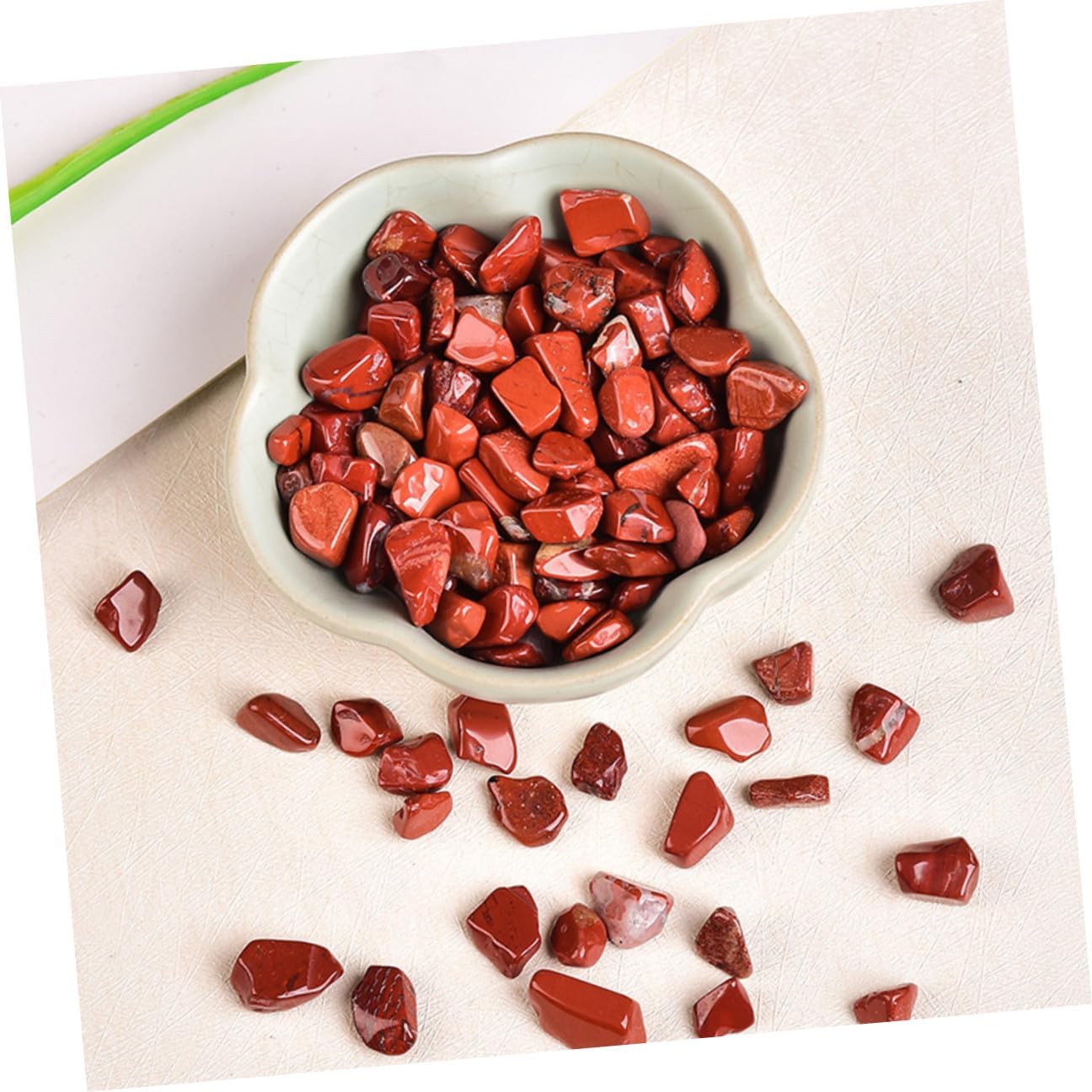 Bulk Red Jasper Aquarium Gravel Decorative Rocks 7-9mm Natural Fish Tank Stone Décor for Aquatic Pets and Landscaping