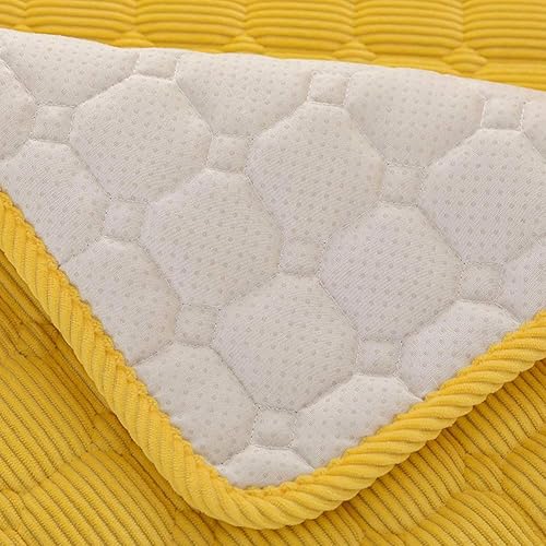 Miniatura 10 de JeogYong Juego de 2 cojines de asiento para ventana de campo con fundas de almohada de granja de 18 x 18 pulgadas, de pana, antideslizante, para