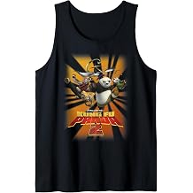 Kung Fu Panda 2 Po And The Furious Five Movie Logo Tank Top