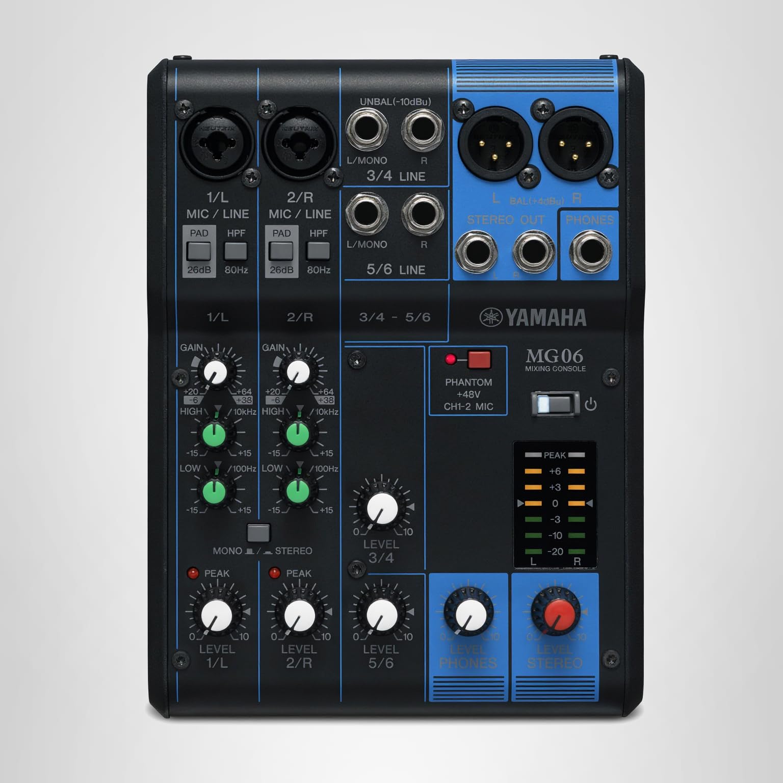 配信機器・PA機器・レコーディング機器 YAMAHA MG06 Amazon.com: Yamaha MG06 6-Input Compact Stereo Mixer : Musical
