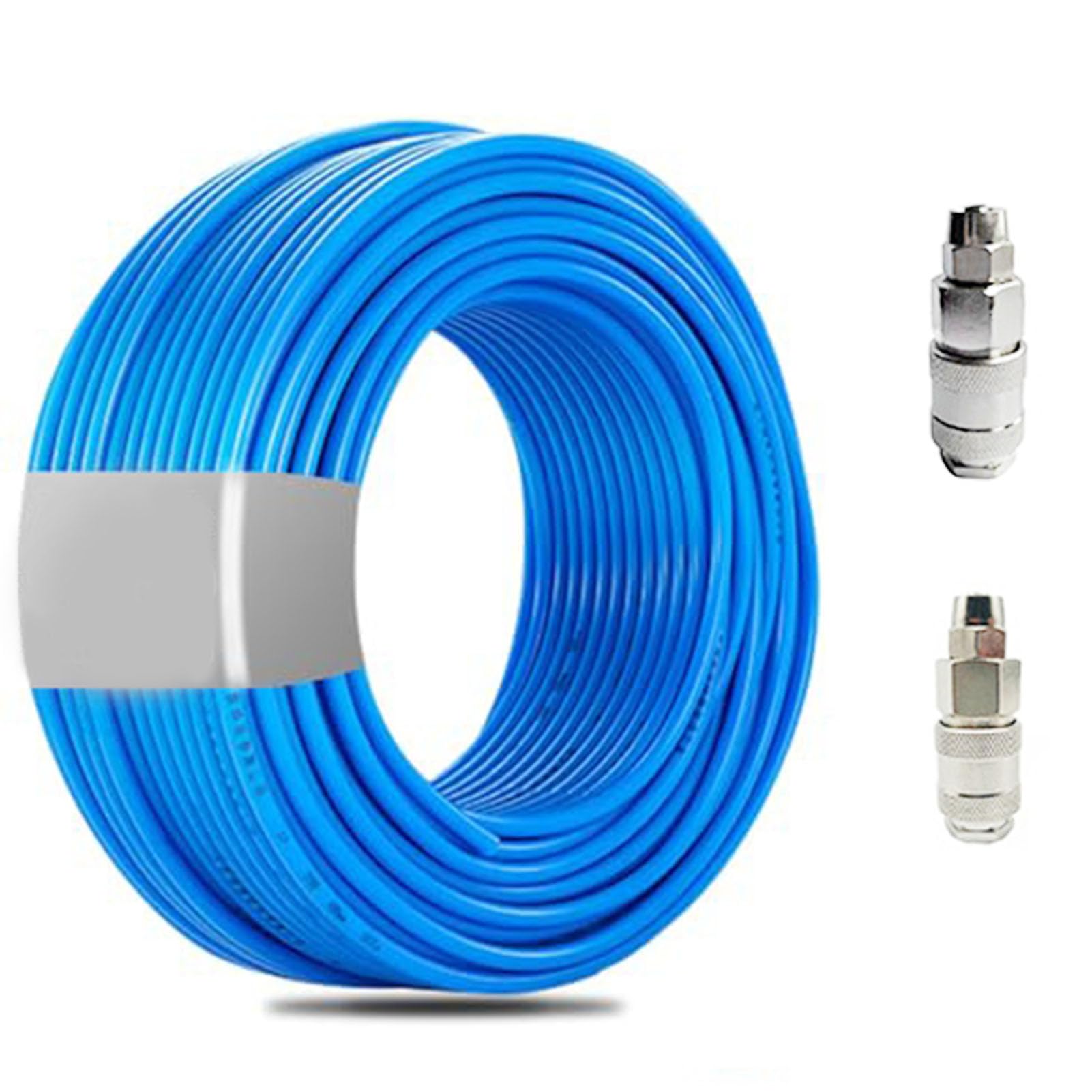 Hyuduo Tuyau d'air de 8 Mm, Tube en PU Haute Pression, Tuyau Pneumatique Flexible pour Outils, Longueur de 20 M et 150 PSI pour Ateliers