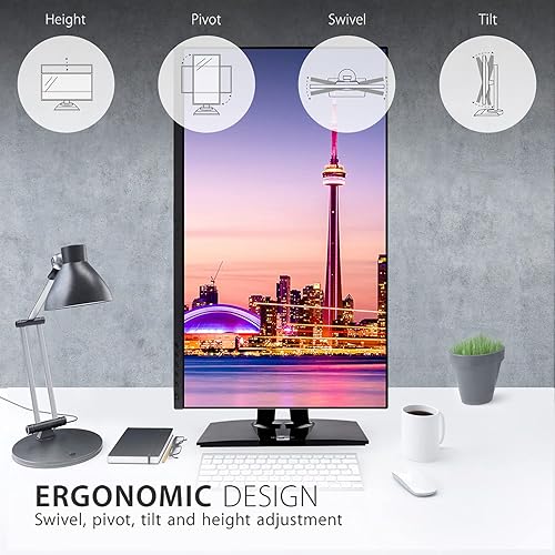 Miniatura 4 de ViewSonic VP2756-4K Monitor ergonómico 4K UHD IPS de 27 pulgadas con biseles ultrafinos, precisión de color, validado por Pantone, 60 W USB C