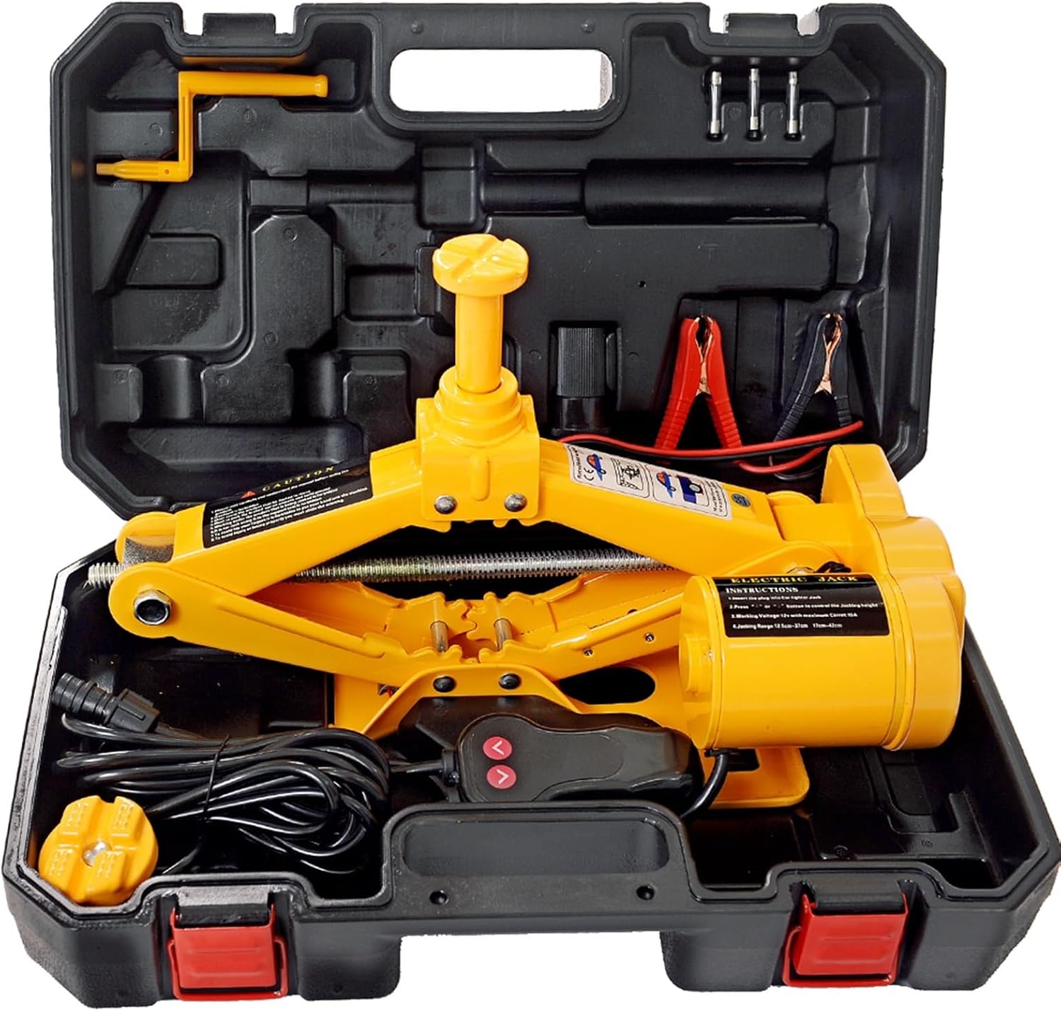 3 Ton Electric Car Jack Kit Lifting Set 12V 3 in 1 Scissors