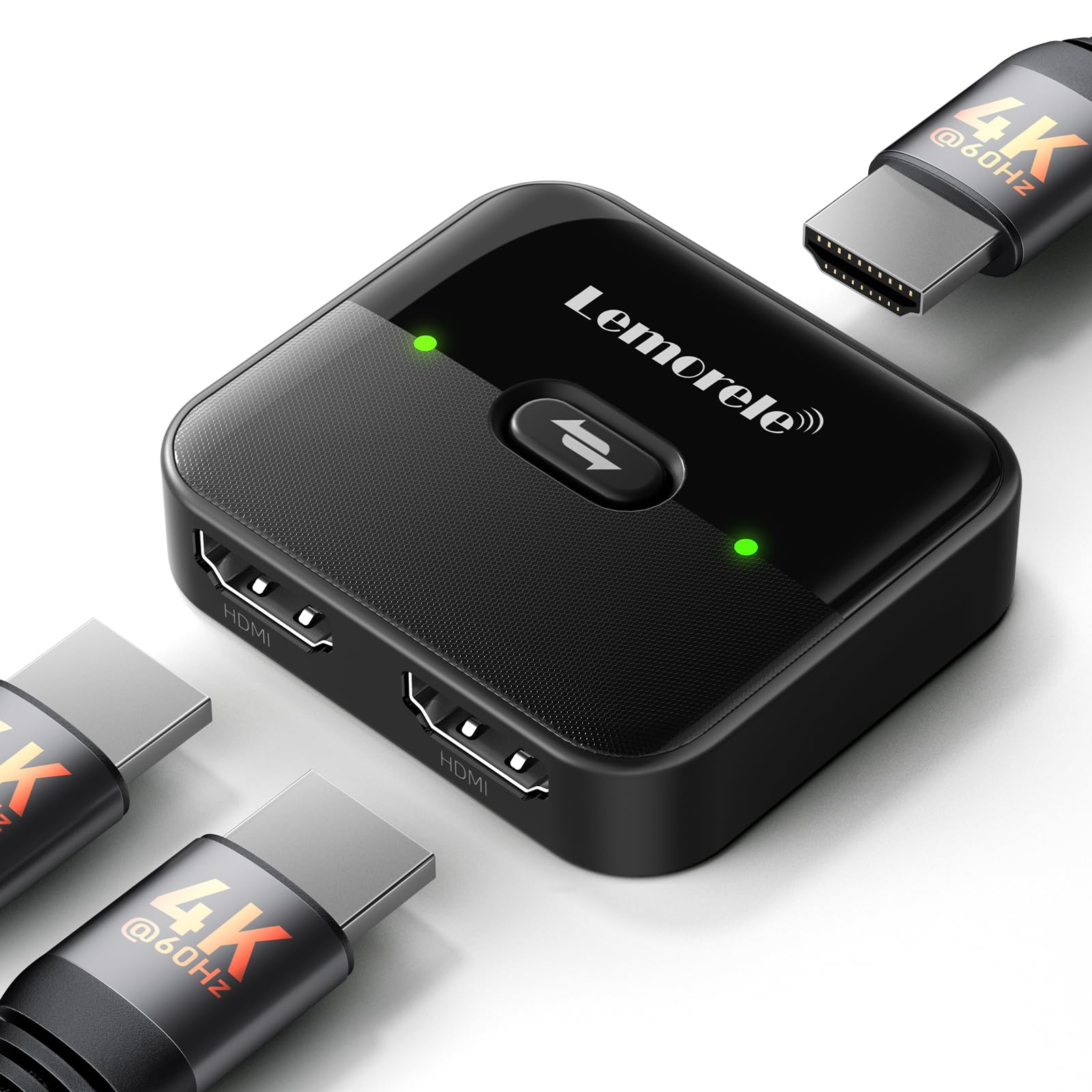 Lemorele HDMI Switch 2 in 1 Out 4K@60Hz Bi-Directional Splitter 1