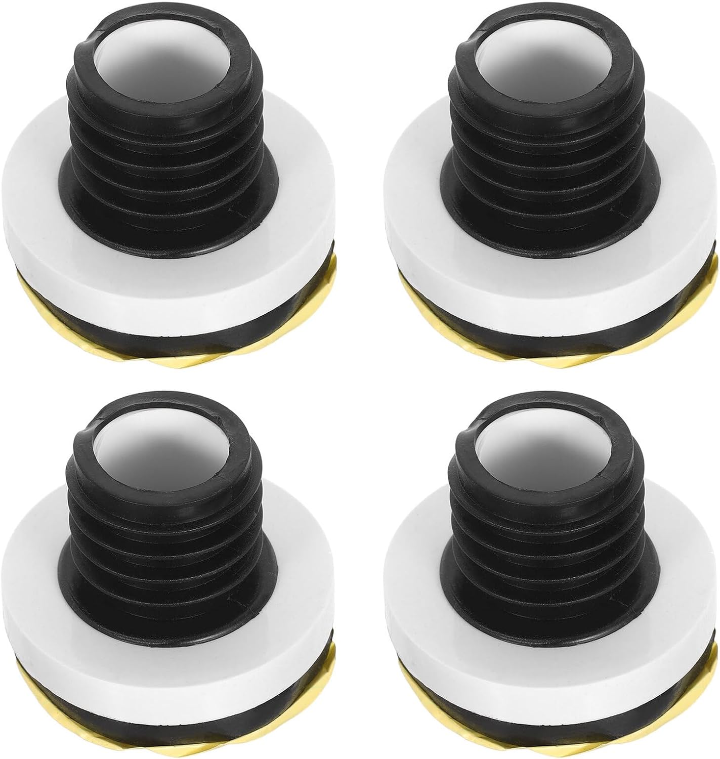 4pcs Urinal Wall Gasket Leakproof Toilet Flange Installation Sealing Connector Replacement Kit for Bathroom Odor Prevention