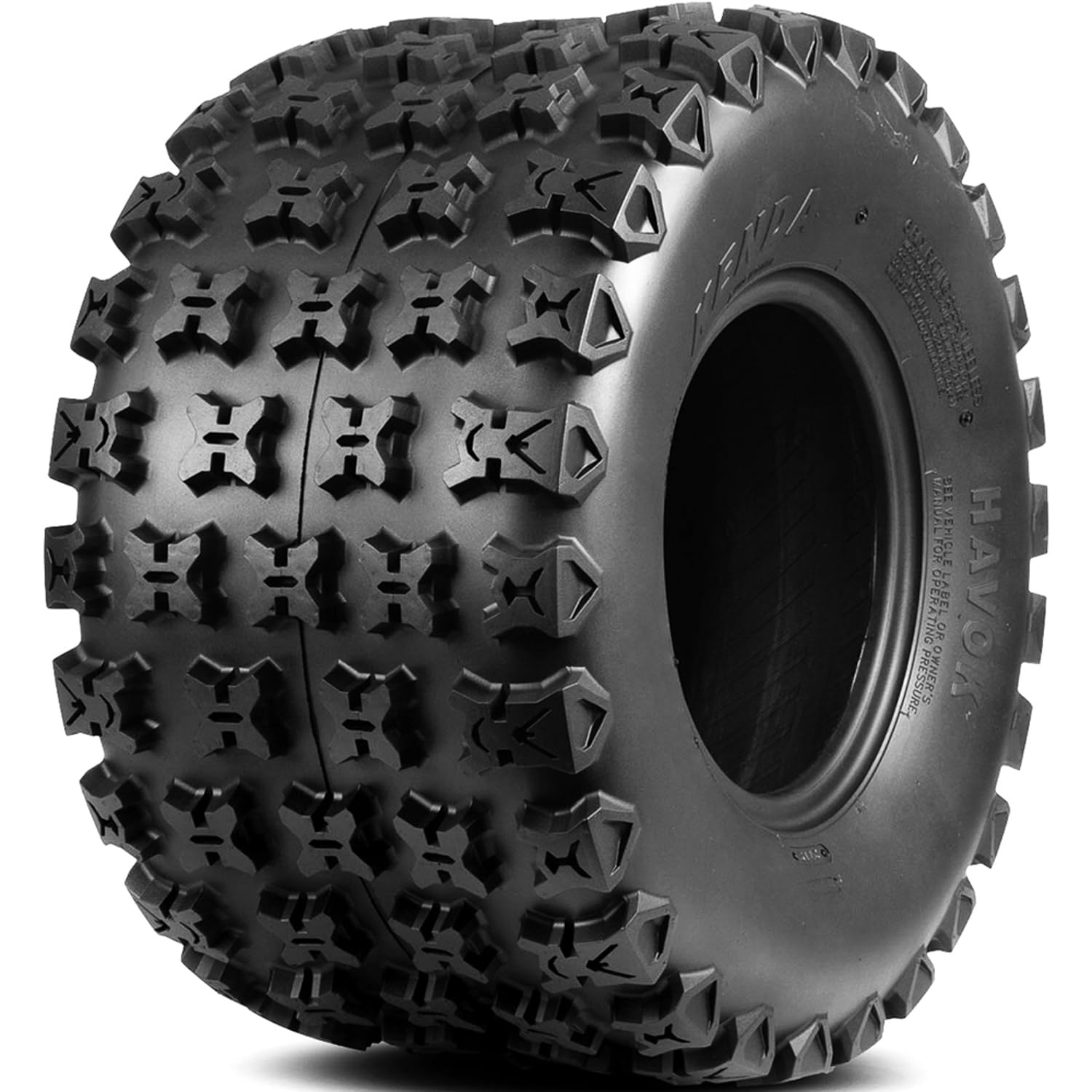 Kenda Havok 20x11.00-9 Rear ATV Tire - Race Compound For Sports & Competition