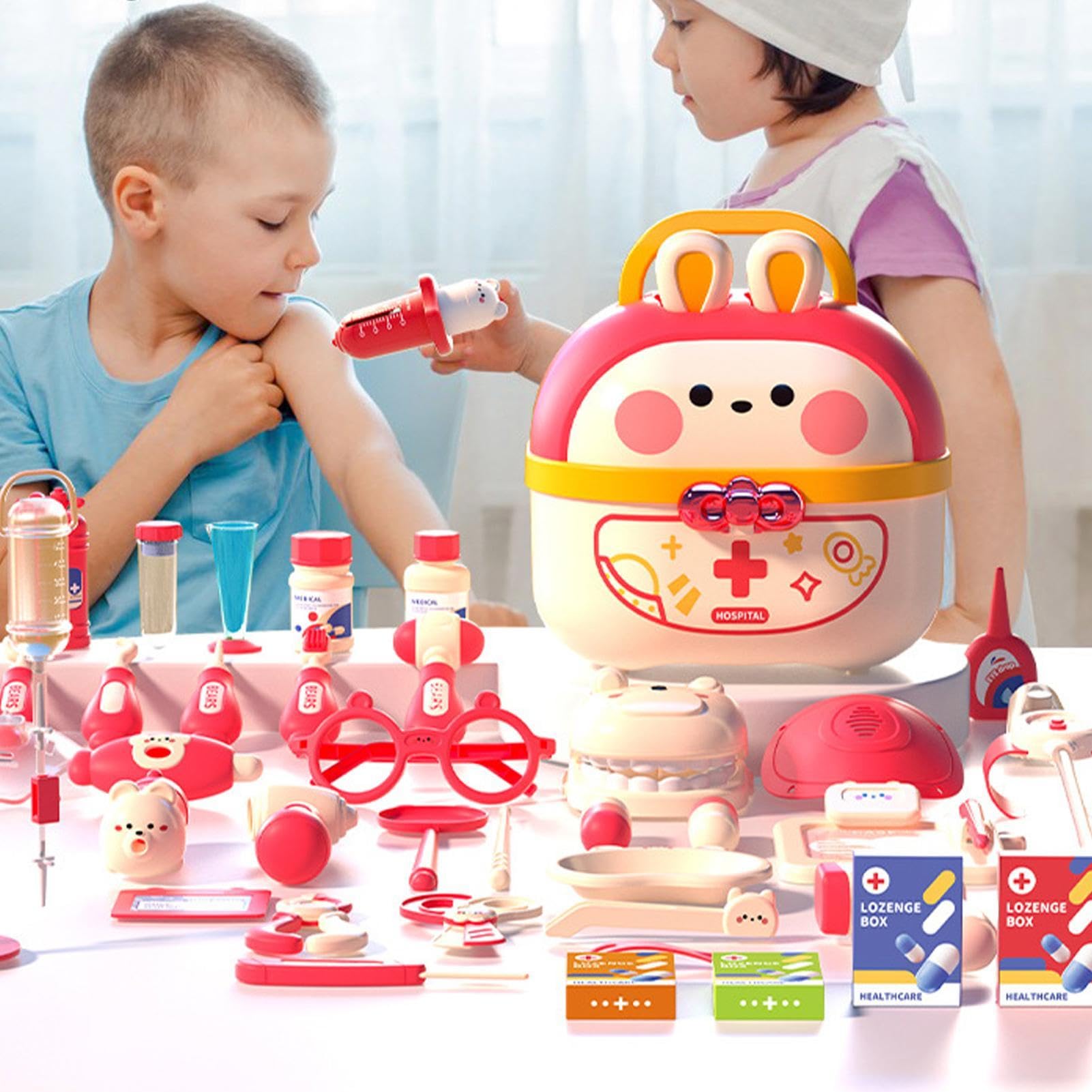 Kit da Dottore per Bambini Di Ruolo Educativo Realistico Con E Suoni