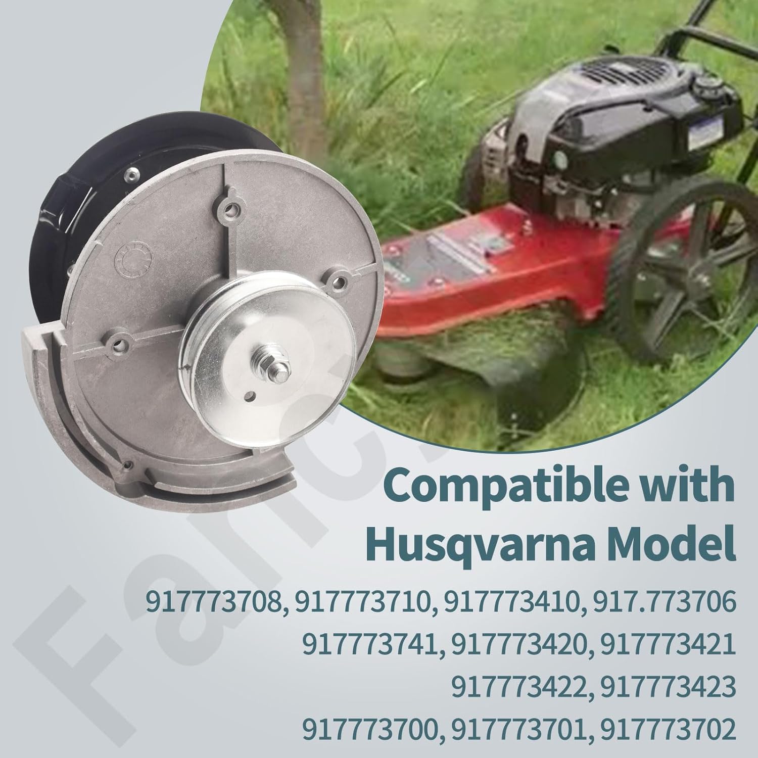 596878501 532180333 594935103 Trimmer Head Spindle Assembly for Husqvarna Poulan HU625WT, HU625WTX, HU625HWT, PR22WT HU675HWT