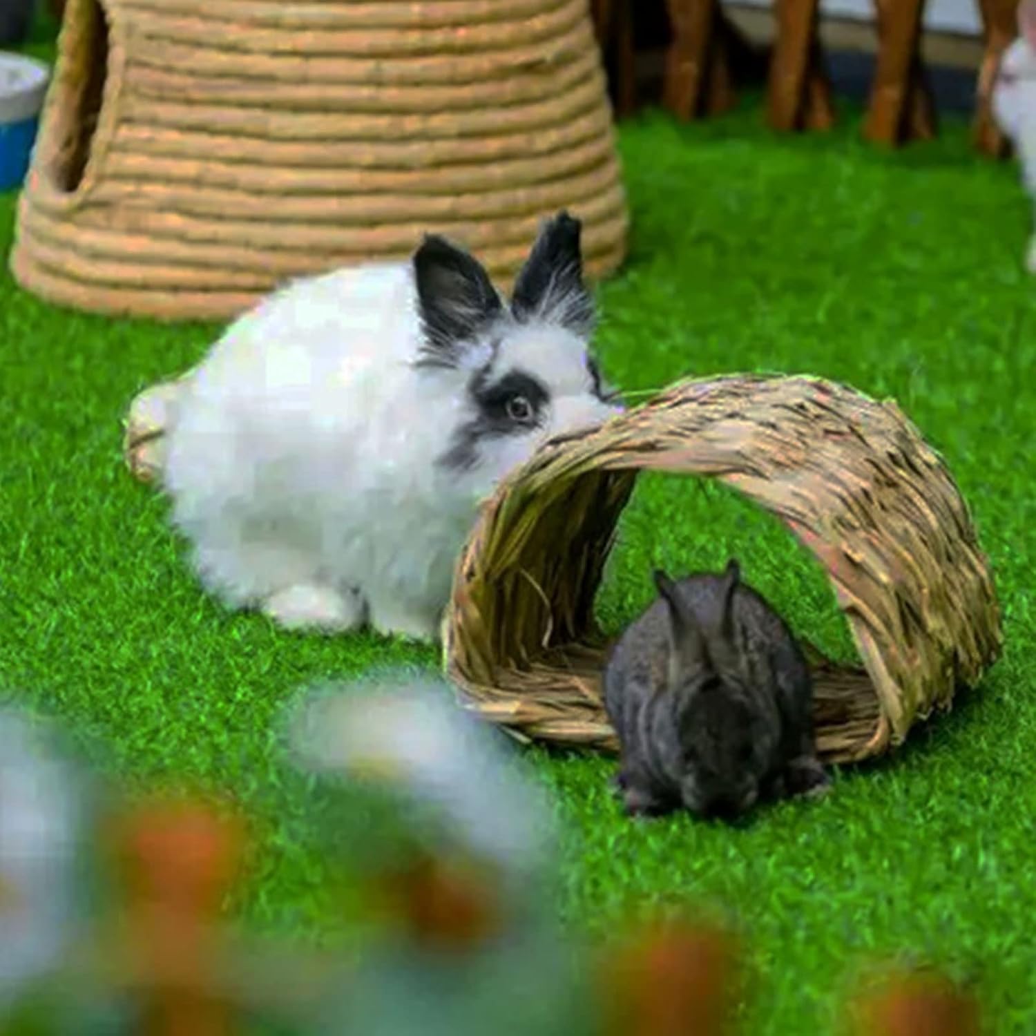 Washable Dog Grass Pee Pad Pee Grass Mats Dog Diaper Pad Pee Training Pad Reusable Mats for Small Large Dog