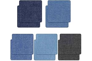 10 Pieces Iron On Denim Repair Kit for Jeans