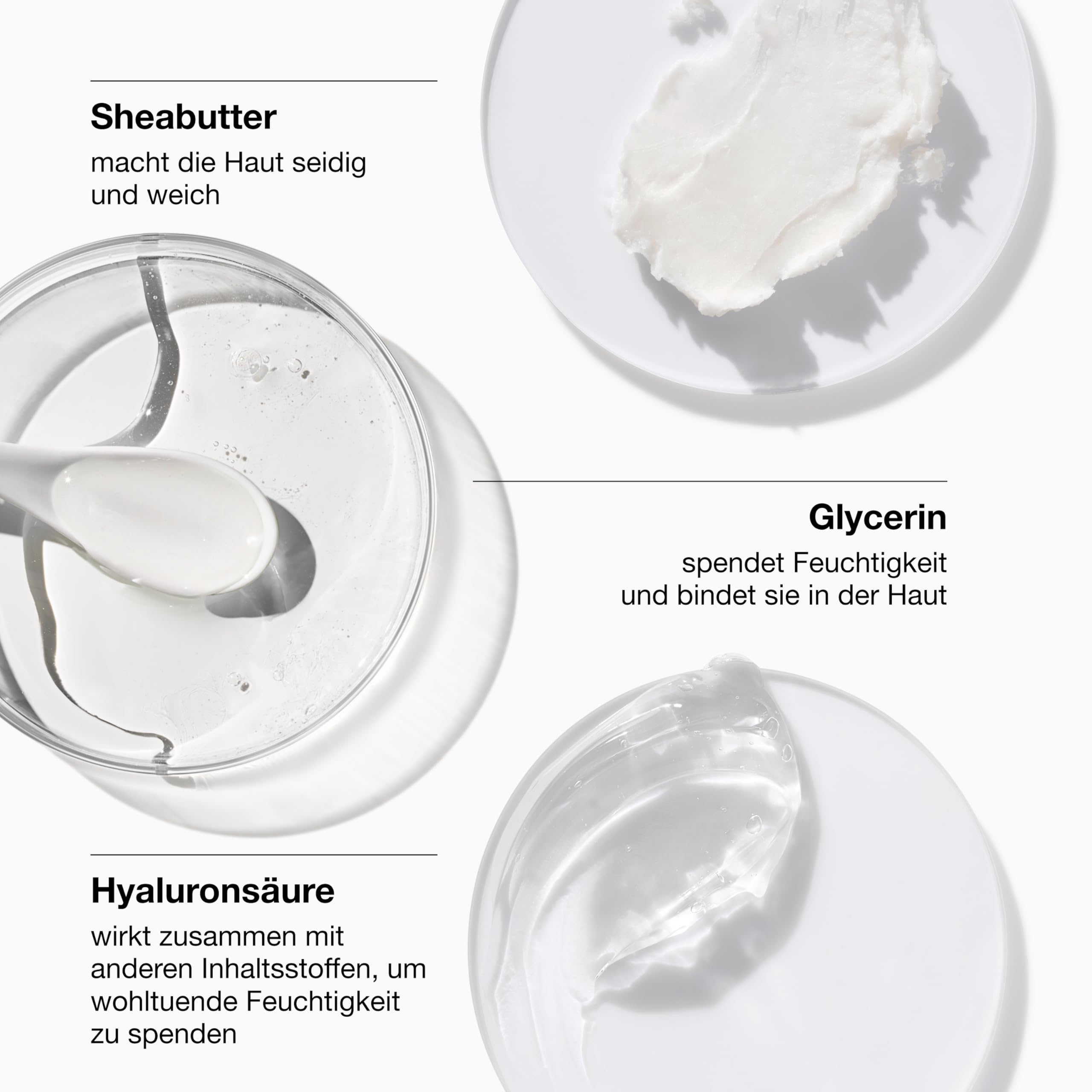 Clinique Deep Comfort™ Body Butter | Luxuriöse Körpercreme gegen trockene Haut, mit Hyaluronsäure, Sheabutter & Glycerin | seidig + reichhaltig