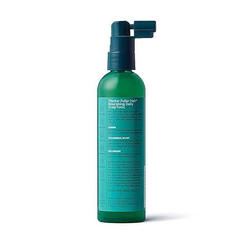 Miniatura 3 de Thicker Fuller Hair Tónico nutritivo diario para el cuero cabelludo, verde, 4 onzas líquidas (Tónico)