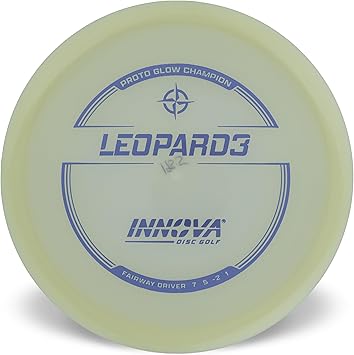 Innova Proto Glow Champion Leopard3 Glow in The Dark Disc Golf Fairway Driver