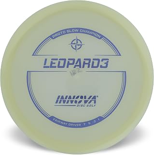 Innova Proto Glow Champion Leopard3 – Glow in The Dark Disc Golf Fairway Driver