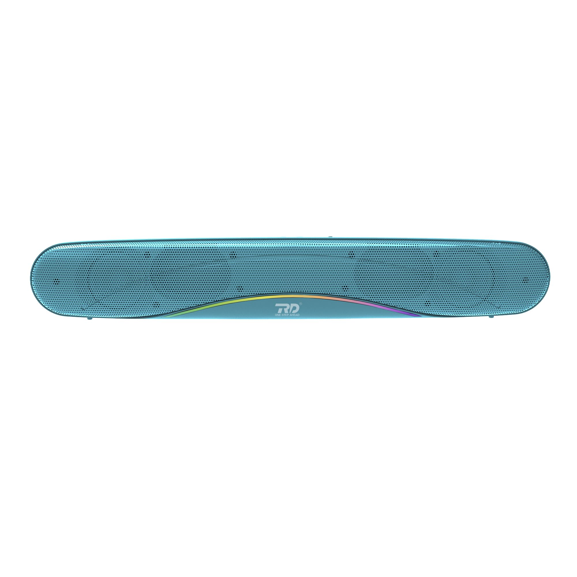 RD SP-31 Finny Wireless Soundbar, Bluetooth V5.2 Connectivity, 16 Watts 2.0 Sounding of Functions 2X Extra Bass Speaker, Support BT/USB/TF/FM/LED Colorful Light 6 Hours Playback Time Blue-image-22