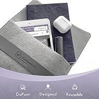 Vista 7 de Graywind Eve Zebra Blinds - Persianas de doble capa, control de luz de privacidad, talla única (muestras de tela)