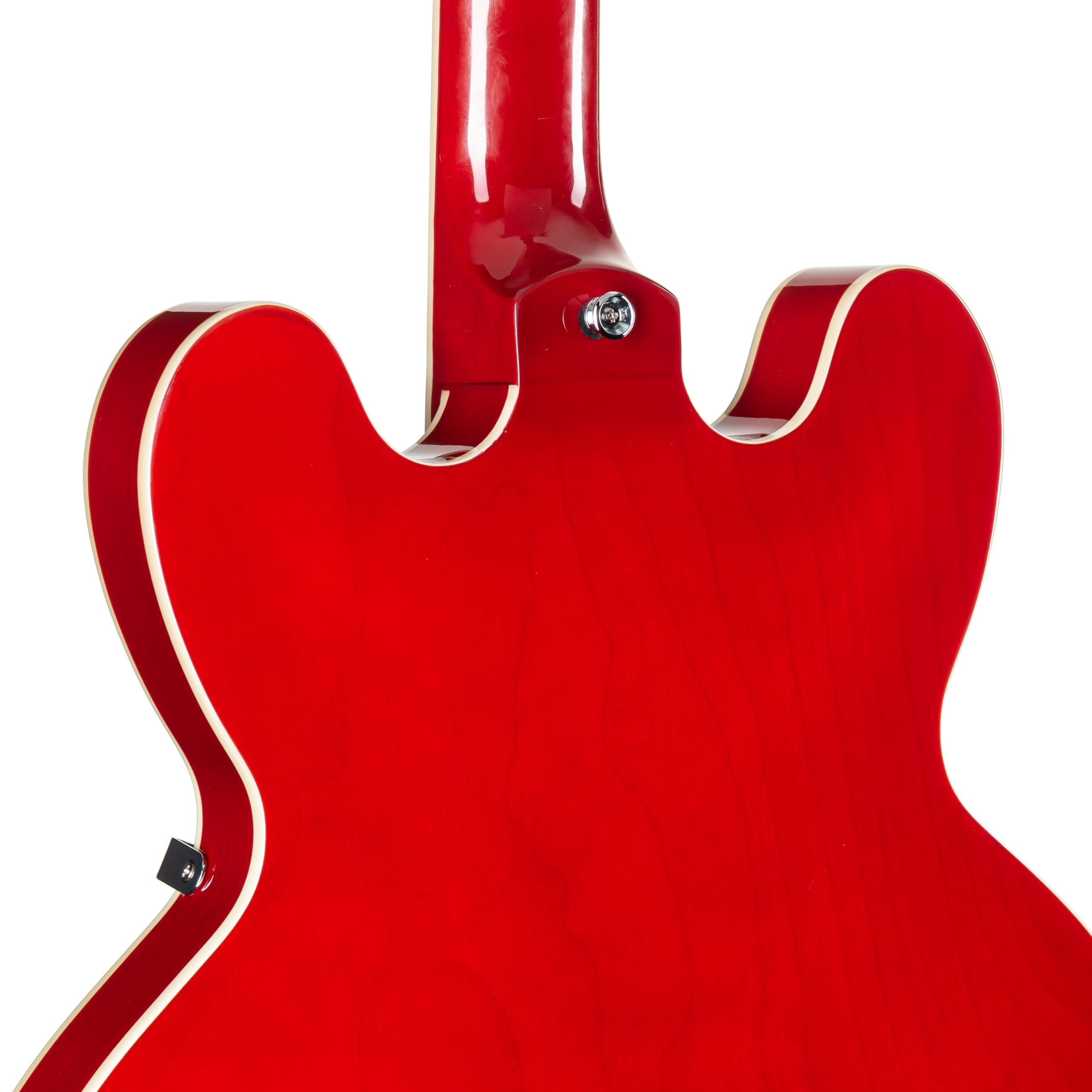 J & D SH-1 II Red - Halbakustik Gitarre