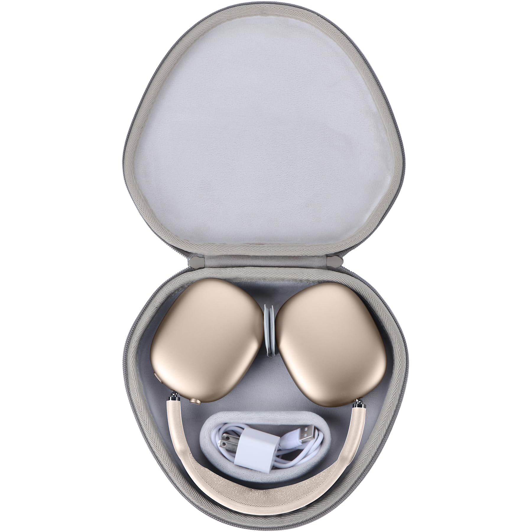 Peyyargo Hard Carrying Case with Sleep Mode Replacement for Apple AirPods Max Wireless Over-Ear Headphones (Earthy Brown)