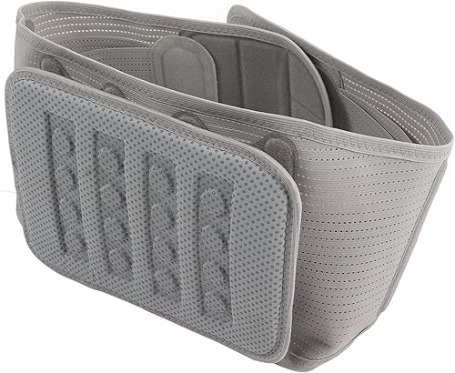 Miniatura 7 de Cinturón de apoyo de espalda para alivio del dolor de espalda, hernia de disco, ciática, escoliosis y más, diseño de malla transpirable, cinturón de