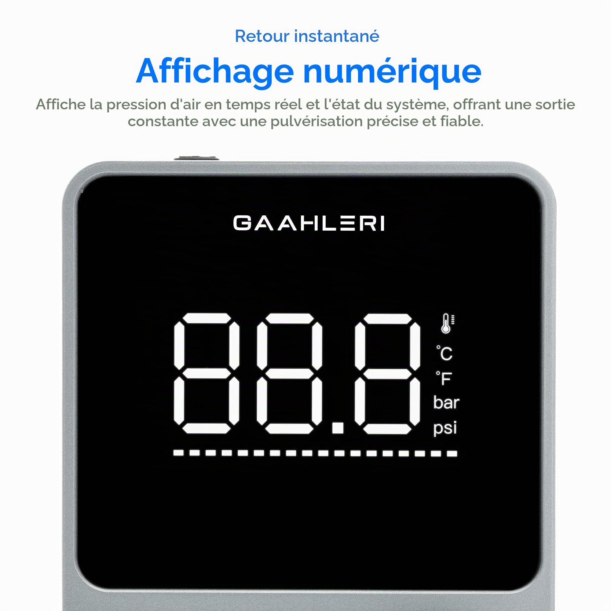 Gaahleri Compresseur d'aérographe, turbox mini, compresseur d'air, ultra silencieux et double mode de commutation, pour peinture, modélisation, décoration de gâteau, maquillage idéal pour débutants