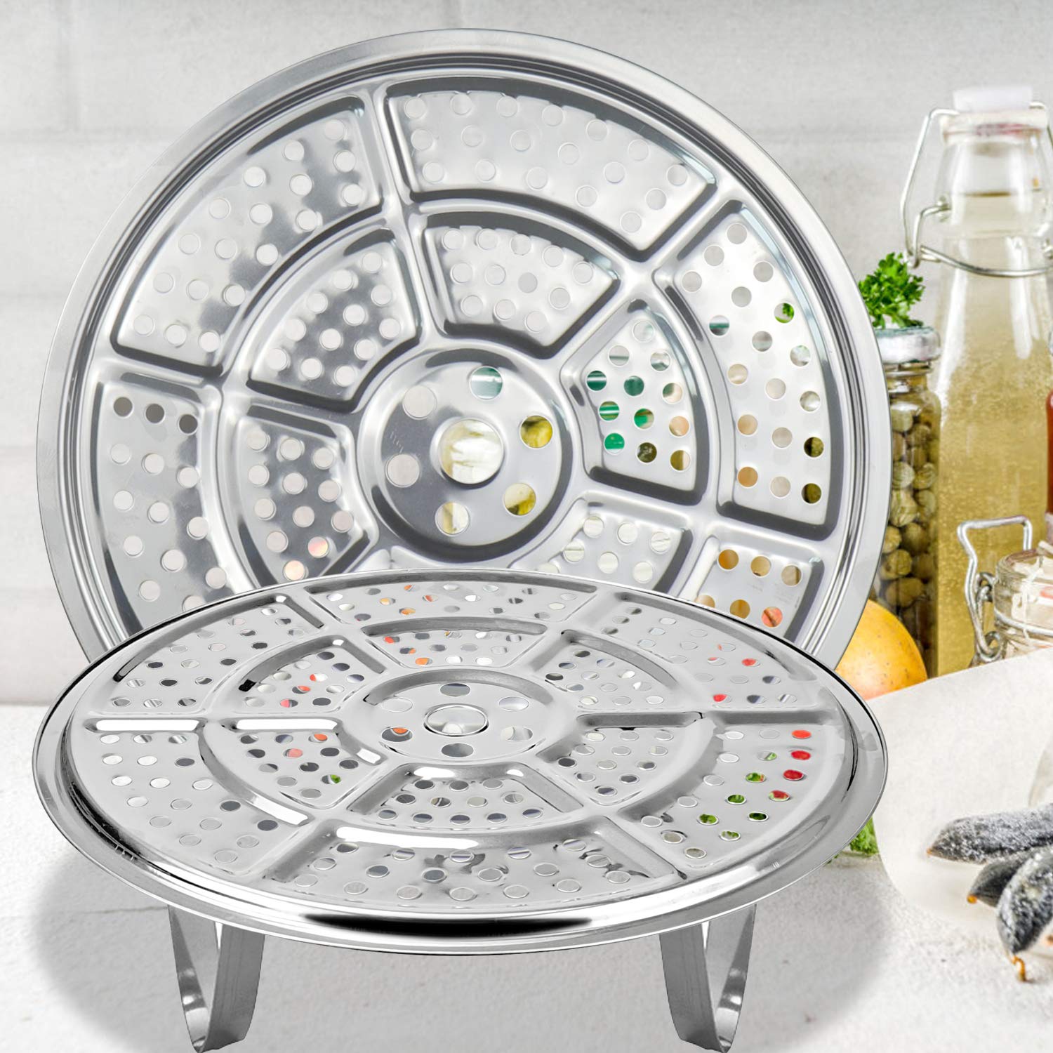 3-Pack 11-Inch Stainless Steel Canner Racks – For Pressure Cookers & Steamers (304 Food Grade)