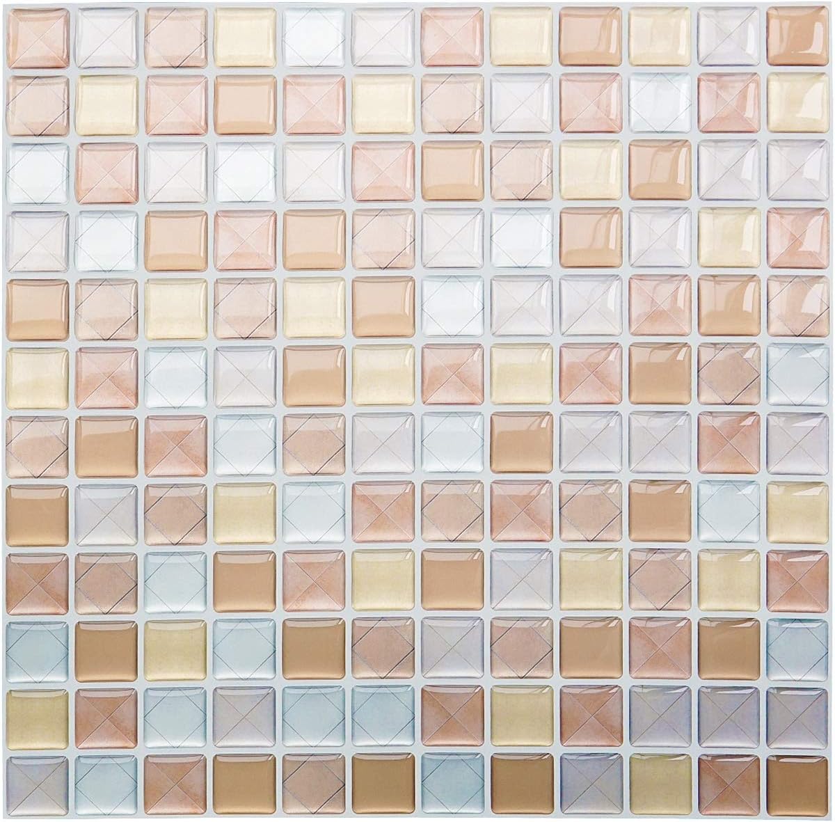 Yoillione Peel and Stick tiles Kitchen Tile Wallpaper Bathroom Tile