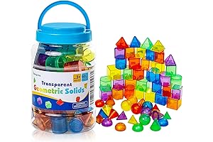 Battat Educational Light Table Shapes Blocks Set