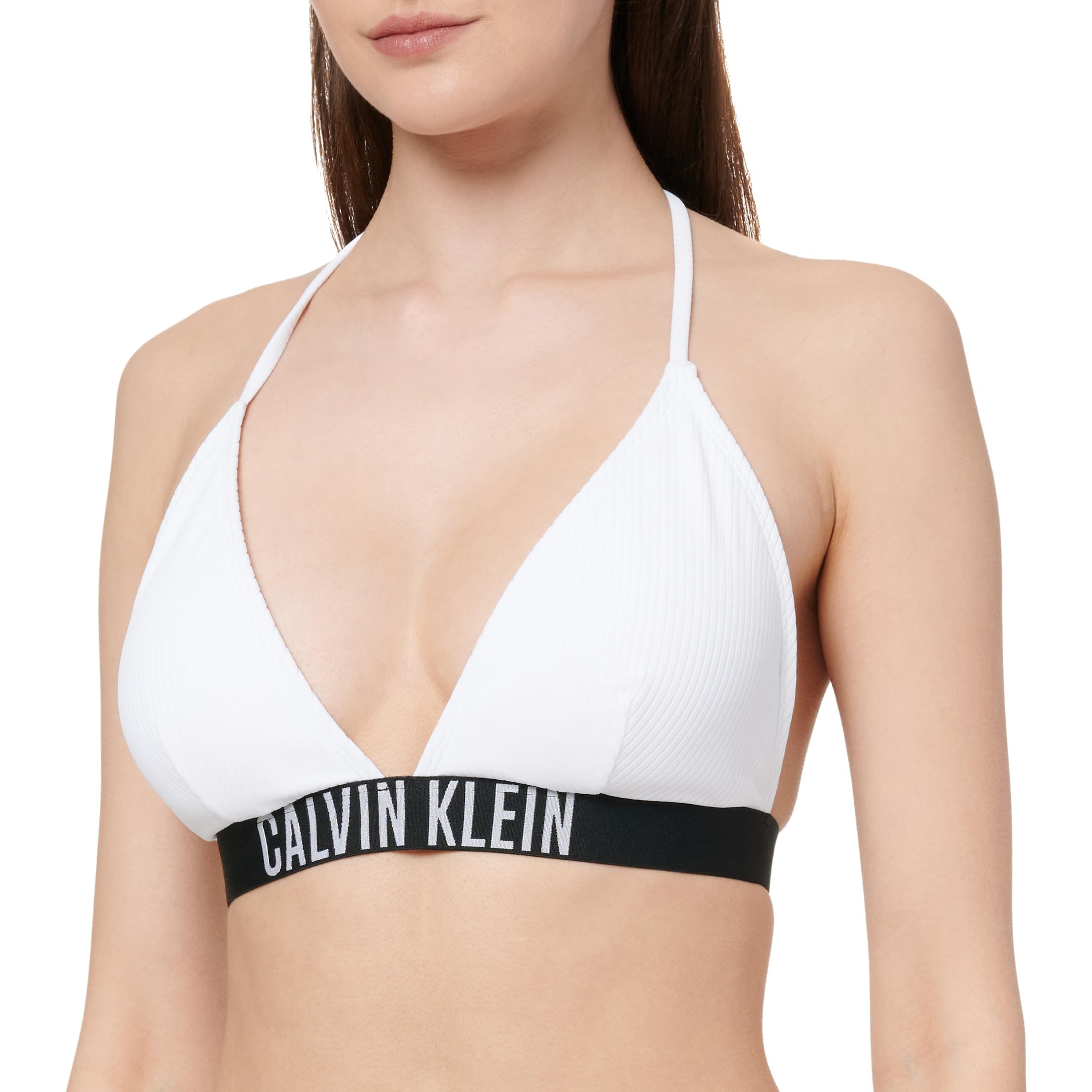 Calvin Klein Damen Bikini Oberteil Triangel Neckholder
